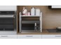 Помощна етажерка за кухня Kitchen 303 (бяло/бяло)